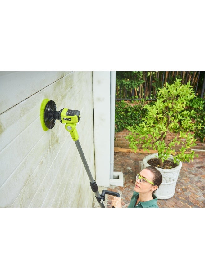 RYOBI Tools ONE+ Telescopic Power Scrubber with 1.4m pole - Image 3